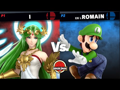 I (palutena) VS Romain (luigi) | Jurassik Smash 2 Top 8 Qualifier