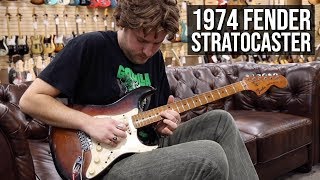 Video thumbnail for LEMMO playing an Original 1974 Fender Stratocaster at Norman's Rare Guitars by Normans Rare Guitars