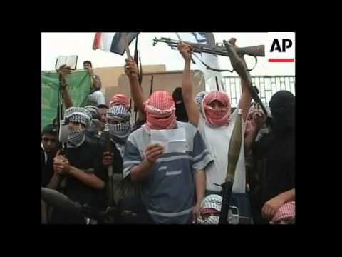 Armed militants celebrate, claim victory over US