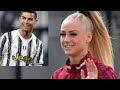 Alisha Lehmann Says About Cristiano Ronaldo || Girls Footballer || Football vedios