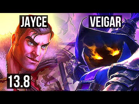 JAYCE vs VEIGAR (MID) | 9/1/11, 1200+ games, 1.8M mastery, Legendary | KR Master | 13.8