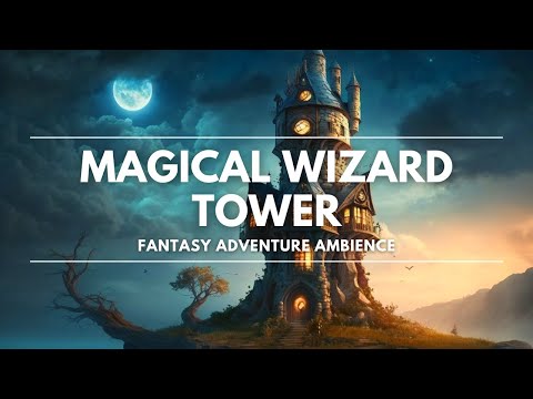 Magical Wizard Tower | Fantasy Adventure Ambience | DnD/RPG Music | 1 Hour