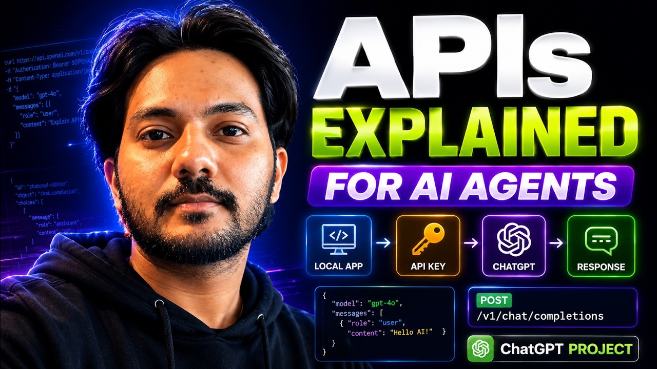 You Can’t Build AI Agents Without This — APIs Explained (with a ChatGPT Project)