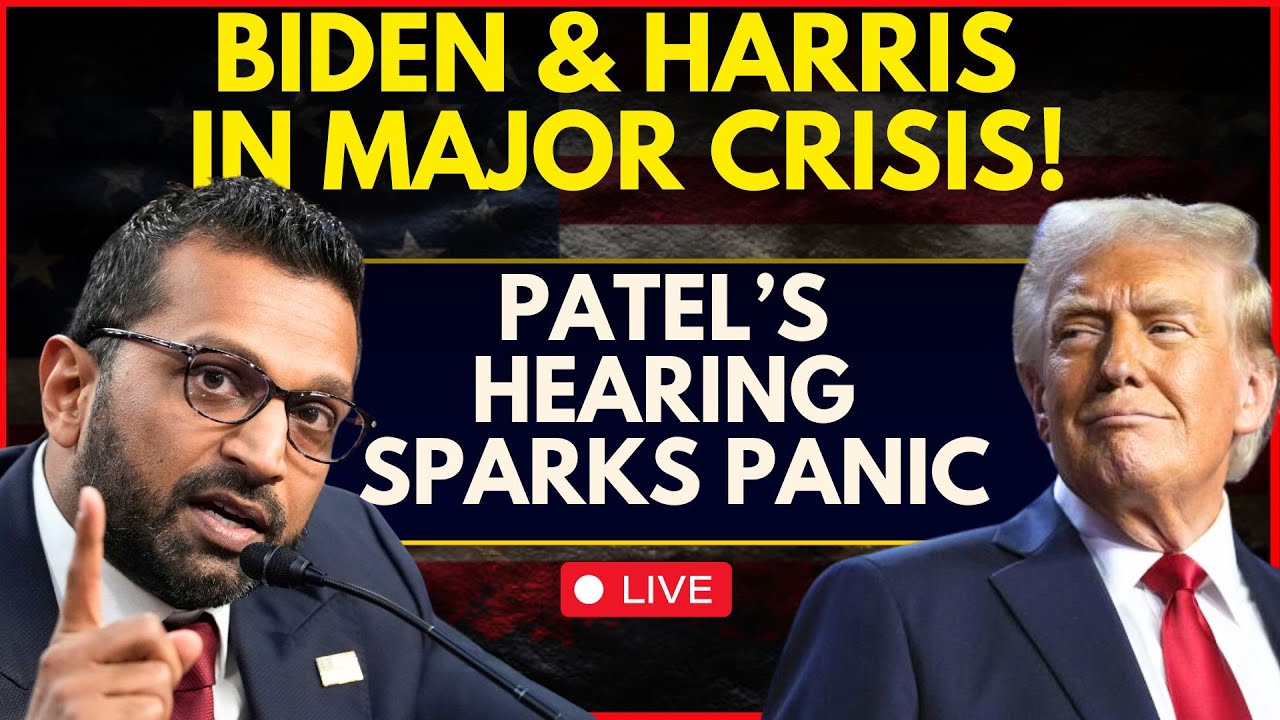 Kash Patel Hearing LIVE Update: Biden & Harris In Massive Trouble | Donald Trump LIVE | US News LIVE