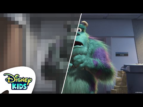Ahh! Guess the Monster! 👹 | Pixar's Monsters, Inc. | @disneykids