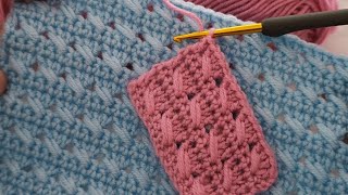 🤦😱I wish I had seen this crochet stitch sooner ‼️AMAZING baby blanket pattern - 👌💯easy for beginners
