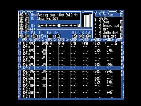 MSX - trilotracker FM - Pet shop boys - West end girls