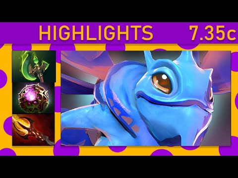 ⭐ Puck 20+ Kills! Mid Highlights 7.35c - Dota 2 Top MMR