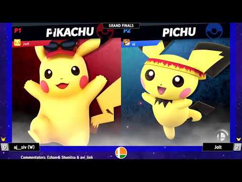 NO BLOCK FRIDAYS - GRAND FINALS - Jolt (Pikachu) vs aj__siv (Pichu/Mario)