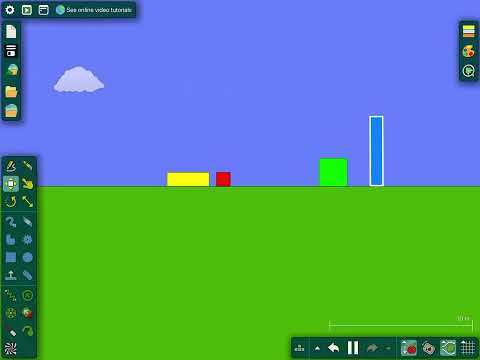 Algodoo number blocks intro