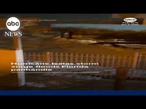 Hurricane Isaias storm surge floods Florida panhandle