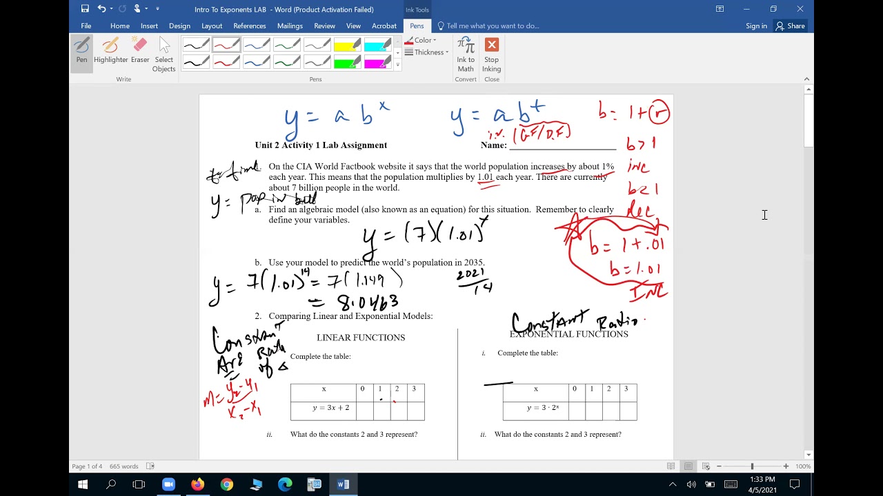 Lab Assignment  U2A1 Answers Video Part 1