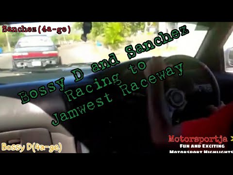 Bossy D and Sanchez heading to Jamwest Raceway|motorsport|motorsportja|4a-ge|20 valve|Road Rage