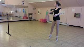 Beginner Pointe: turns across the floor