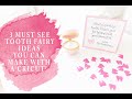 CRICUT TOOTH FAIRY IDEAS : 3 TOOTH FAIRY CRAFTS YOU CAN MAKE WITH A CRICUT!