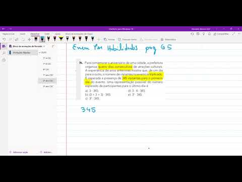 2º ano - Ex 14: Enem por Habilidades