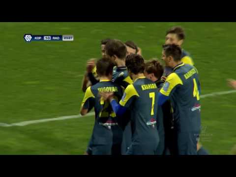 24. krog: Koper - Radomlje 4:1; Prva liga Telekom Slovenije 2016/17