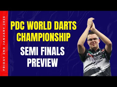 PDC World Darts Championship Semi Finals Preview