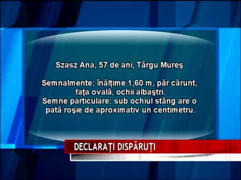 23,07 DECLARAŢI DISPĂRUŢI