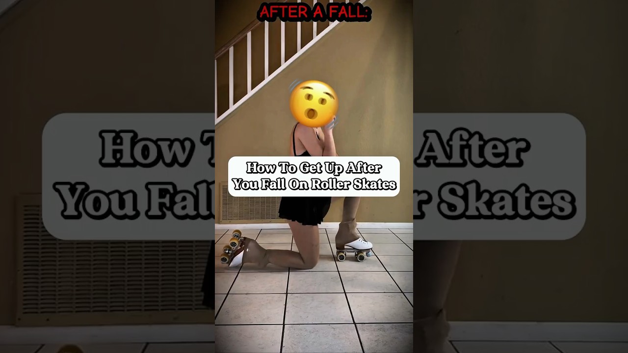 How to Get Up after a fall on Roller Skates