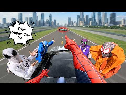 Suddenly ,  Spider-Man Became Rich Student But Who Stole His SuperCar at School ?? ( Journey POV )