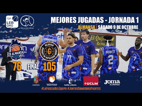 Mejores Jugadas - J01 - CB Almansa con AFANION vs Acunsa Gipuzkoa Basket