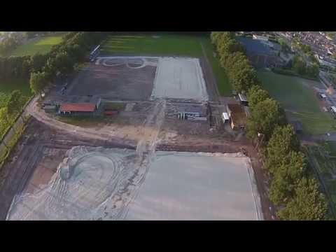 Aanleg velden VV Hoeven en KV Springfield