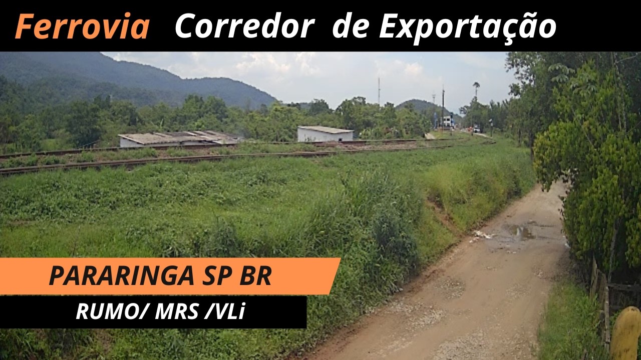 Live webcam view of Trenes de Carga en Pátio Paratinga