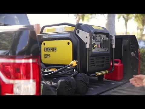 Champion 8500-Watt Electric Start Inverter with Quiet Technology and CO Shield® (Model 100719)