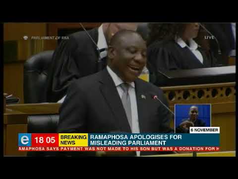 President Cyril Ramaphosa has corrected his answer to parliamentary question