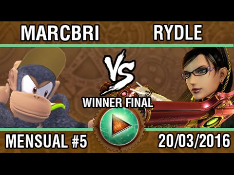 [Afterlife 5] Marcbri (Diddy Kong, Fox) vs Rydle (Bayonetta) SSB4 Winner Final
