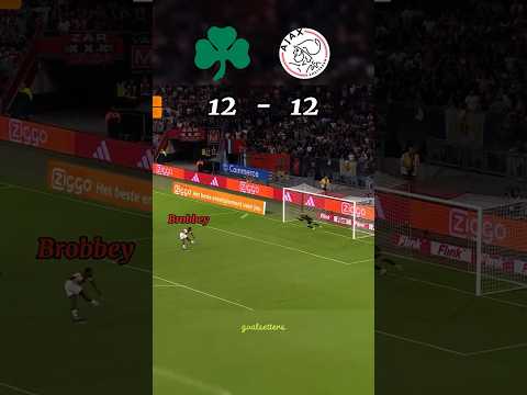 The Longest Penalty Shootout EVER! 😵 #ajax #football #shorts