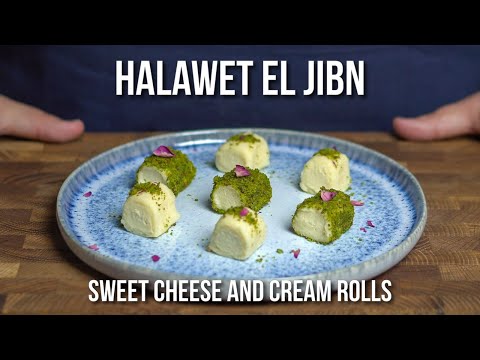 Halawet El Jibn - A pillowy cream filled dessert