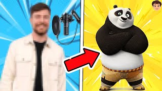 Las Voces DETRÁS de los PERSONAJES de Kung Fu Panda 4 🎤😮