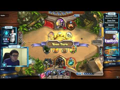 Hearthstone Amaz Playing Hunter Arena With 2 Legendaries