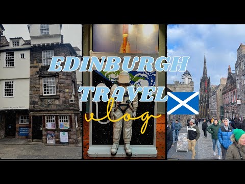 FIRST TIME IN EDINBURGH, SCOTLAND 🏴󠁧󠁢󠁳󠁣󠁴󠁿! // 12hrs Travel vlog // Scotland living
