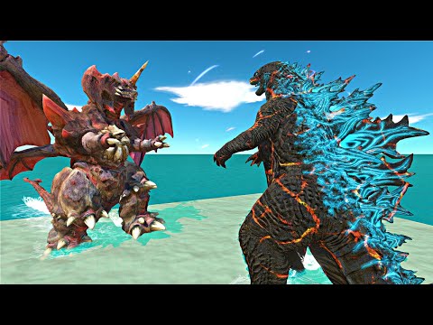 Legendary Team Battle | Destoroyah Team vs Godzilla Team - Animal Revolt Battle Simulator | ARBS