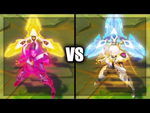 PROJECT: Irelia vs Prestige PROJECT: Irelia Skins Comparison (League of Legends)