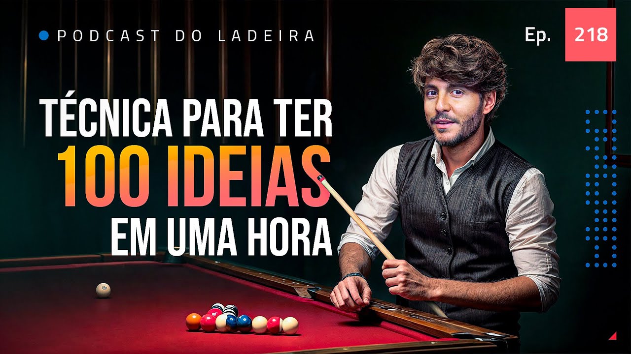 Ep. 218 - Técnica para ter 100 ideias em 1 hora