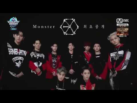 160609 EXO -  Lucky One + Monster COMEBACK STAGE (M COUNTDOWN)