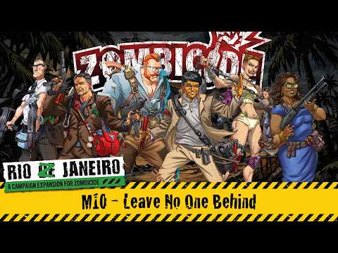 Zombicide 2nd Edition: Rio Z Janeiro Campaign (Mission M10) Board Game Gameplay
