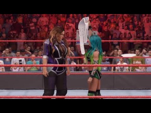WWE 2k22 Sasha Banks vs. Carmella: RAW