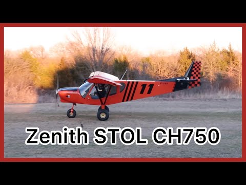 Zenith STOL CH750 \ Take Off Fly By \ Grass Strip \  Home Built Experimental Airplane