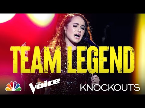 y2mate com   Carolina Rial Sings Demi Lovatos Anyone  The FourWay Knockout  The Voice Knockouts 2021