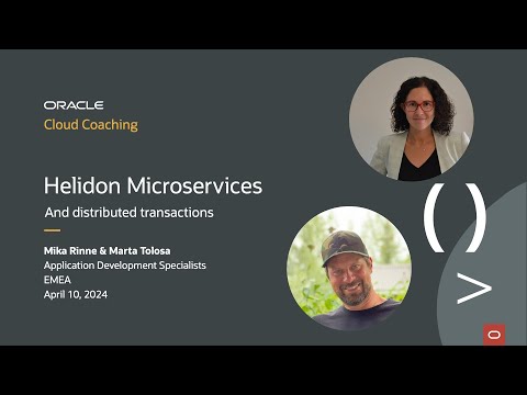 Cloud Coaching - Helidon microservices and distributed transactions