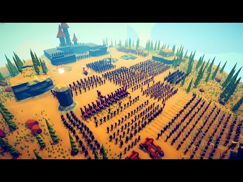 800x MEDIEVAL SOLDIER SIEGE LOOTERS FORT  - Totally Accurate Battle Simulator TABS