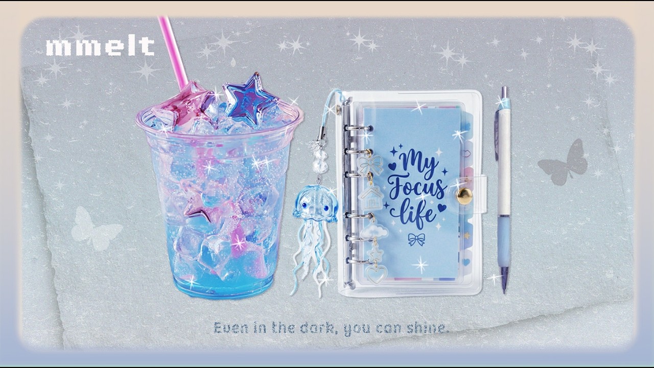 "You Can Shine Anywhere" ✨ Midnight Blue Focus 🪼💎 Calm Lo-fi Jazz for Late Night Studying.