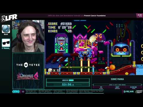Sonic Mania en 56:39 (Sonic & Tails Good Ending) partie 2 [AGDQ2021]
