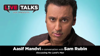 Aasif Mandvi in conversation with Sam Rubin