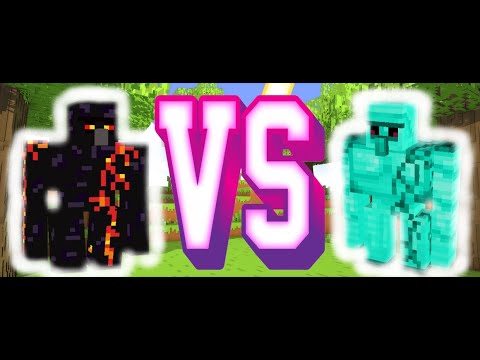 Obsidian Golem VS Diamond Golem|| Minecraft Epic || Warden Minecraft || Extra Golem Minecraft